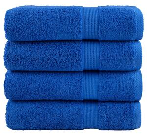 Premium handdukar 4st blå 50x100cm 600gsm 100% bomull