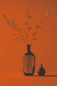 Illustration Orange Mood, Treechild, (26.7 x 40 cm)