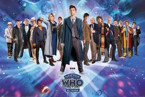 Poster, Affisch Doctor Who - 60th Anniversary, (91.5 x 61 cm)