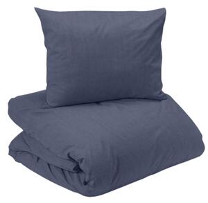 Elton Navy Bäddset BCI Bomull Enkeltäcke 150x210 Nina Royal