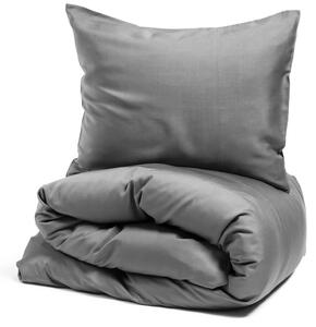 Örngott Nottingham Percale Lyocell Ljusgrå 50x60 Kosta Linnewäfveri