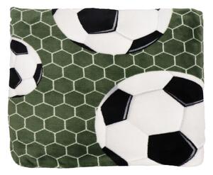 Fotboll Grön Pläd Barn 130x150 Redlunds