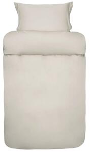 Elegance Beige Egyptisk Bomull Satin Bäddset Enkeltäcke 150x210 Höie