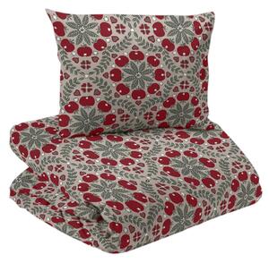 Juläpple Beige Bäddset Enkeltäcke 150x210 Redlunds