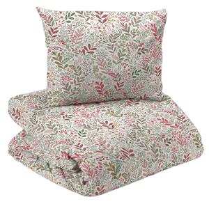 Hage Pistage Blommigt Bäddset Enkeltäcke 150x210 Redlunds