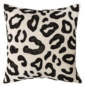 Harper Svart Leopard Kuddfodral 45x45 Redlunds