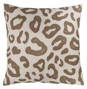 Harper Beige Leopard Kuddfodral 45x45 Redlunds