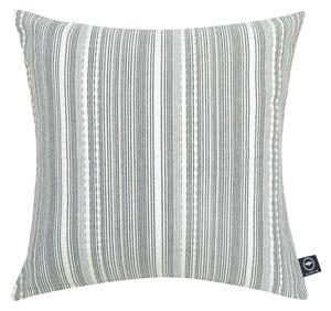 Ebba Mörkgrå/Beige Randigt 45x45 Kuddfodral Recycled by Wille