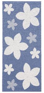 Flower blå - plastmatta