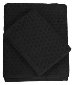 Diamond Badrumshandduk Frotté Svart Redlunds (50x70 cm)