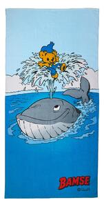 Bamse Val Blå Barn Badlakan 70x140 Swimpy by Tildas
