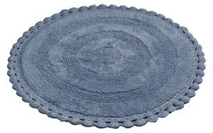 Rimini Gråblå Rund Badrumsmatta Classic Textile (⌀ 70 cm)