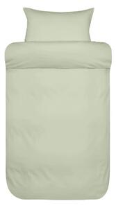 Harmoni Satin Ljusgrön Bäddset Enkeltäcke 150x210 Höie