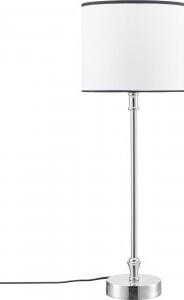 Liam bordslampa - Vit/svart/krom - 58 cm