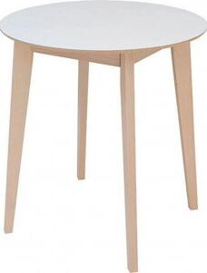 Ikka matbord Ø70 cm - Vit/sonoma ek - Ovala & Runda bord, Matbord, Bord