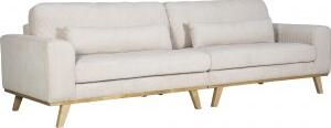 Ranger bred soffa i beige manchester - 280 cm