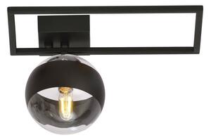 IMAGO 1D Taklampa, Svart/Transparent/svart