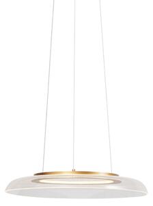 Design Hänglampa Guld och Transparent 3-stegs Dimbar - Scacrylic