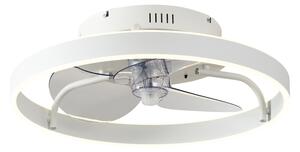 Plafondventilator wit 50cm incl. LED dimbaar met afstandsbediening - Maddy