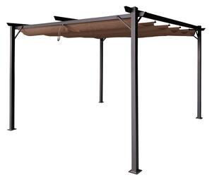 Brun La Palma 3x4m Garden Point terrass pergola