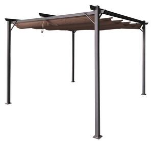 Brun La Palma 3x3m Garden Point terrass pergola