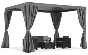 Lagos Premium 3x3 Garden Point fristående pergola för terrass antracit