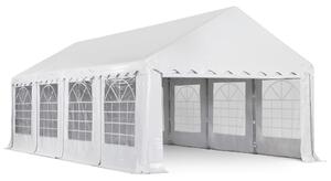 Vitt 4x8m Hanover tält för trädgårdsfest Garden Point