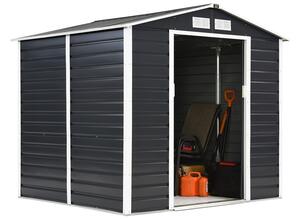 Lahti verktygshus i metall 2,1 x 1,9 m Store Boss antracit