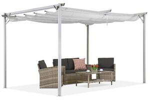 Vit La Palma 3x3m Garden Point terrass pergola