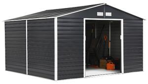 Lahti verktygshus i metall 3,4 x 3,2 m Store Boss antracit