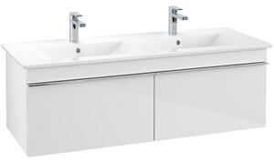 Tvättställsskåp Villeroy & Boch Venticello 125 cm med 2 Lådor för Dubbla Tvättställ