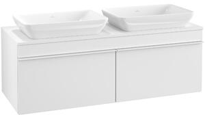 Tvättställsskåp Villeroy & Boch Venticello 126 cm med 2 Lådor för 2 Ytmonterade Tvättställ