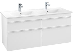 Tvättställsskåp Villeroy & Boch Venticello 125 cm med 4 Lådor för Dubbla Tvättställ