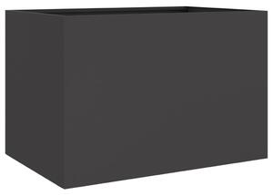Odlingslåda svart 62x47x46 cm kallvalsat stål