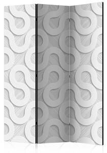 Rumsavdelare / Skärmvägg - Grey Spirals - 135x172