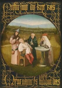 Hieronymus Bosch - Konsttryck The Cure of Folly, c.1494, (26.7 x 40 cm)