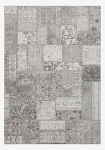 KM Home - Slätvävd Patchwork - Silver - Slätvävda mattor - Från Homeroom