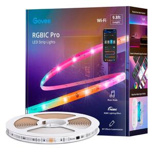 Govee - Wi-Fi RGBIC Smart PRO LED list 3m - extra hållbara