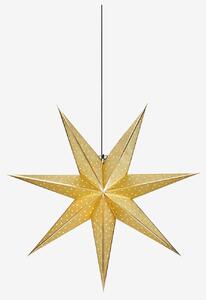 Markslöjd - GLITTER Pendel Stjärna 75cm - Guld - Adventsstjärnor - Från Homeroom