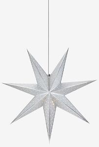 Markslöjd - GLITTER Pendel Stjärna 75cm - Silver - Adventsstjärnor - Från Homeroom