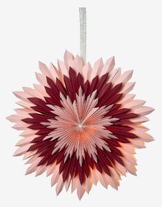 Star Trading - Pappersstjärna Ice 55 cm - Rosa - Adventsstjärnor - Från Homeroom