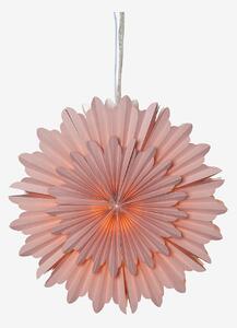 Star Trading - Pappersstjärna Crystal 55 cm - Rosa - Adventsstjärnor - Från Homeroom