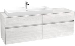 Tvättställsskåp Villeroy & Boch Collaro 160 cm med 4 Lådor för Ovanpåliggande Skåpstvättställ