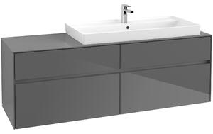 Tvättställsskåp Villeroy & Boch Collaro 160 cm med 4 Lådor för Ovanpåliggande Skåpstvättställ