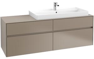 Tvättställsskåp Villeroy & Boch Collaro 160 cm med 4 Lådor för Ovanpåliggande Skåpstvättställ