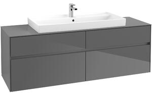 Tvättställsskåp Villeroy & Boch Collaro 160 cm med 4 Lådor för Ovanpåliggande Skåpstvättställ