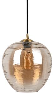 Leitmotiv Hängande Lampa Glamour Globe Amber Brun Blank