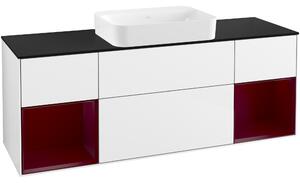 Tvättställsskåp Villeroy &amp Boch Finion med Två Hyllor och Bänkskiva för Fristående Tvättställ