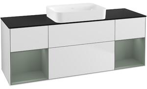 Tvättställsskåp Villeroy & Boch Finion med Två Hyllor och Bänkskiva för Fristående Tvättställ