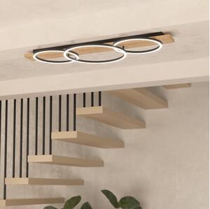 Eglo 901717 - LED taklampa BOYAL 3xLED/12W/230V 3000K beige/svart